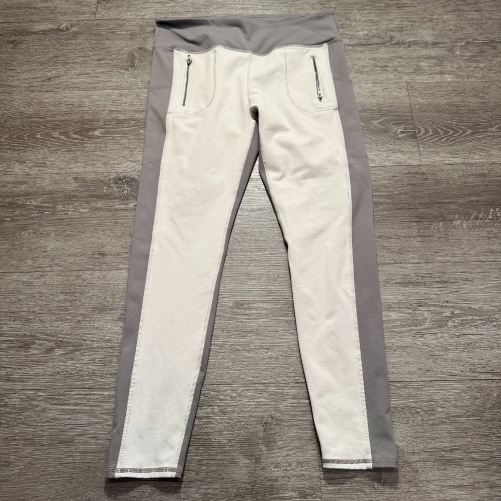 Fabletics Leggings Womens Medium Gray PureLuxe Yoga Performance 28x25 Casual